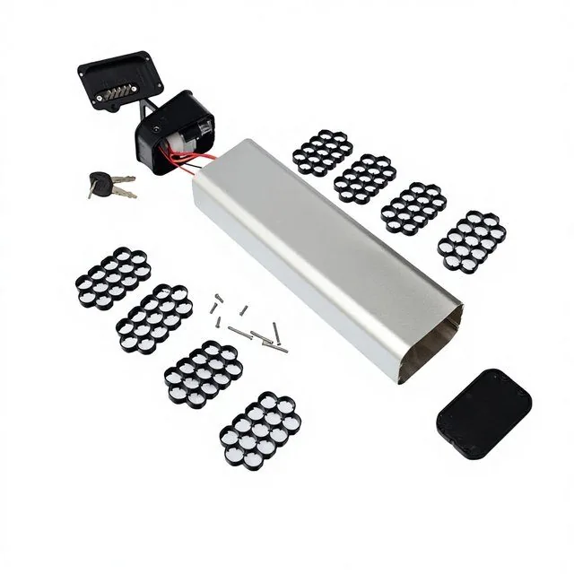 ALX060 Built-In Aluminium Housing — empty e-bike battery case