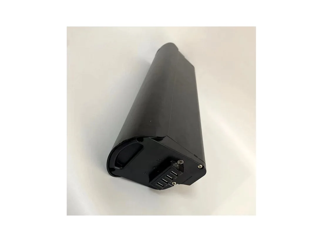 Downtube e-bike battery case, ALX030, shown from the drive side